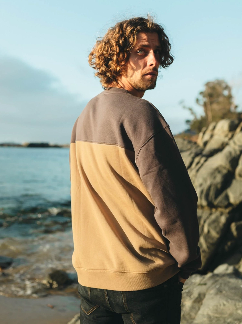 POLERON CR LUAU BEIGE HOMBRE MAUI AND SONS - 4
