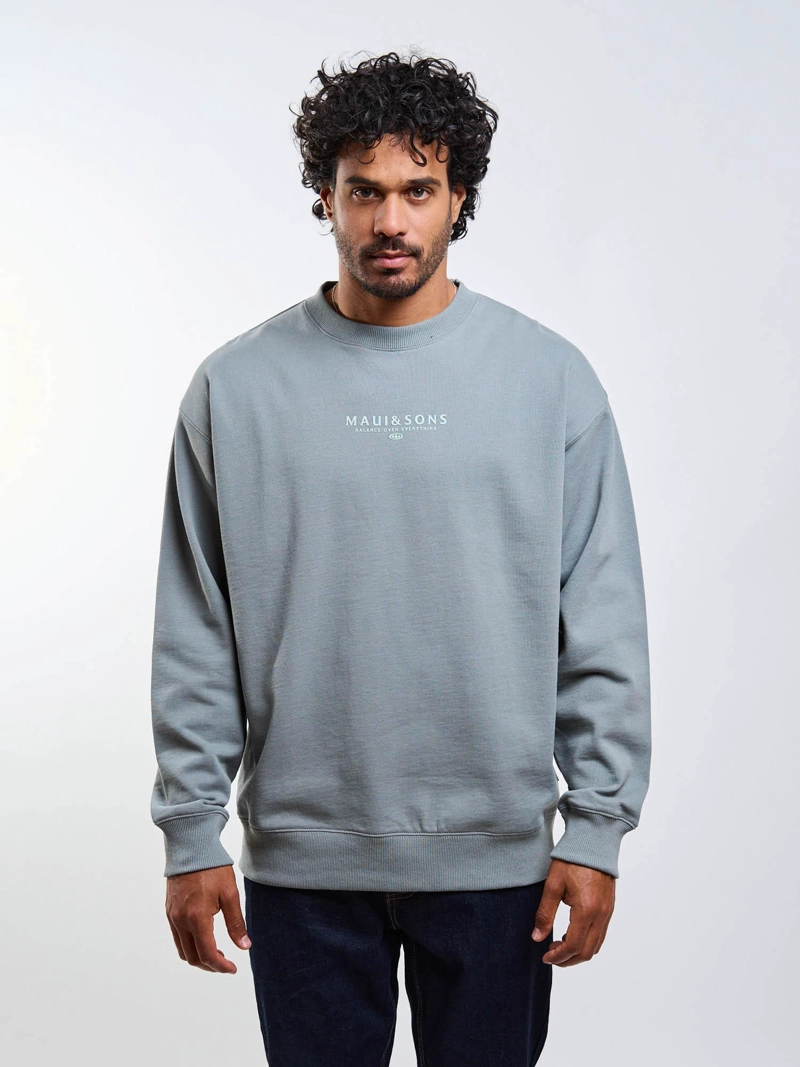 POLERON CR BALANCE CREW VERDE HOMBRE MAUI AND SONS - 5