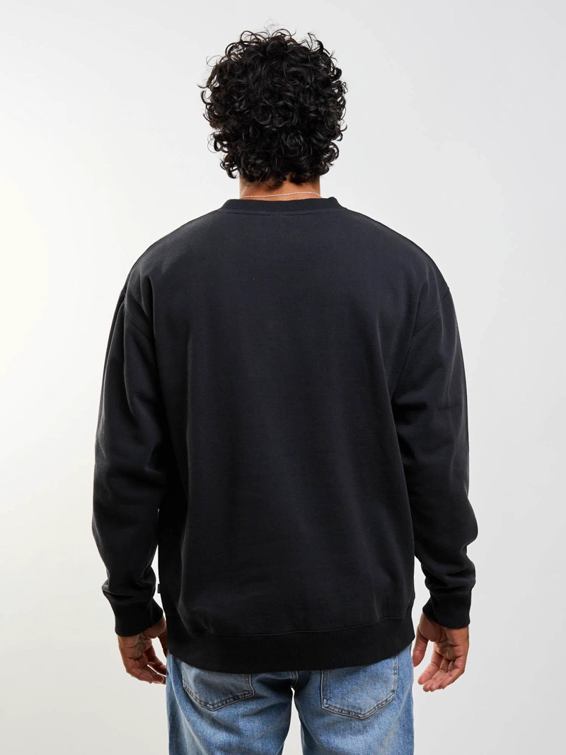 POLERON CR ORIGINAL CREW NEGRO HOMBRE MAUI AND SONS - 7