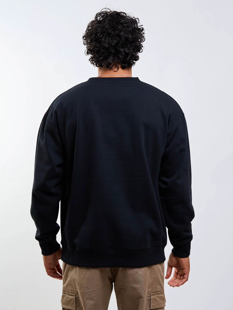 POLERON CR BALANCE CREW NEGRO HOMBRE MAUI AND SONS - 6