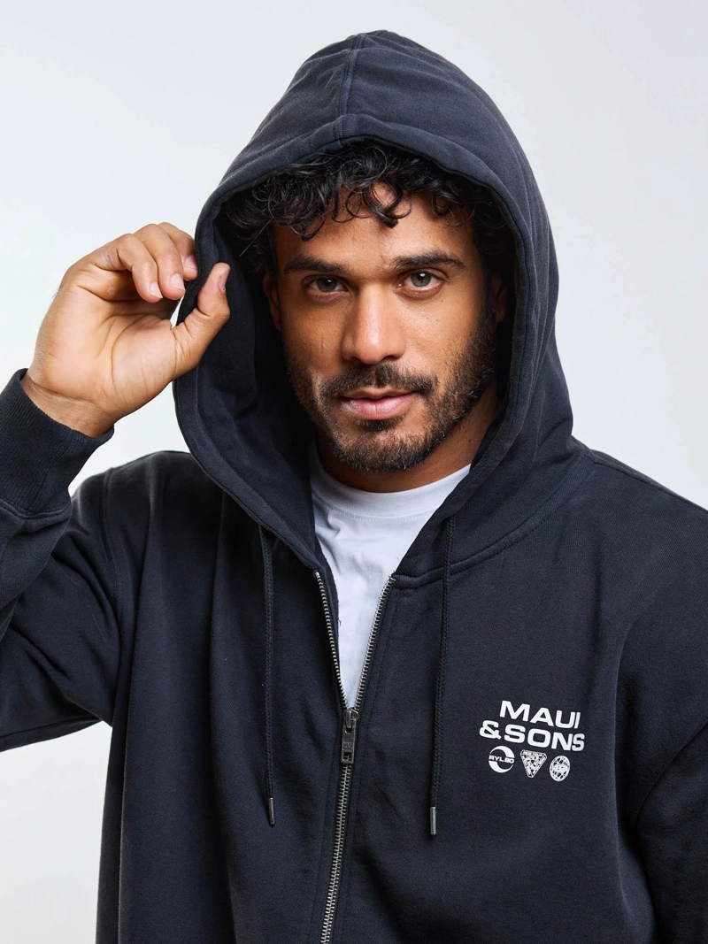 POLERON FZ ELEMENTALS NEGRO HOMBRE MAUI AND SONS - 4