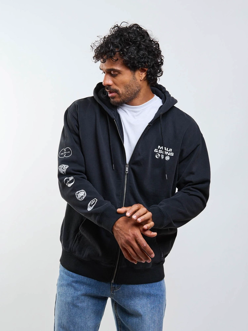 POLERON FZ ELEMENTALS NEGRO HOMBRE MAUI AND SONS - 5