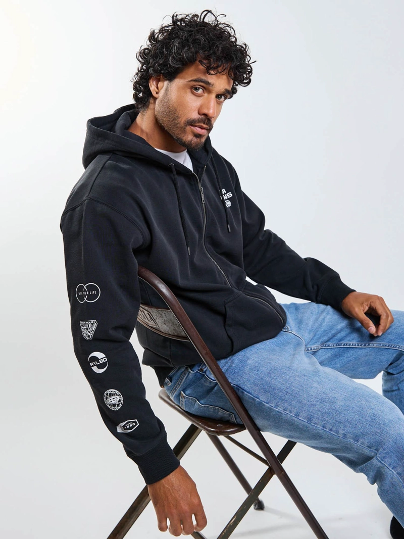 POLERON FZ ELEMENTALS NEGRO HOMBRE MAUI AND SONS - 6