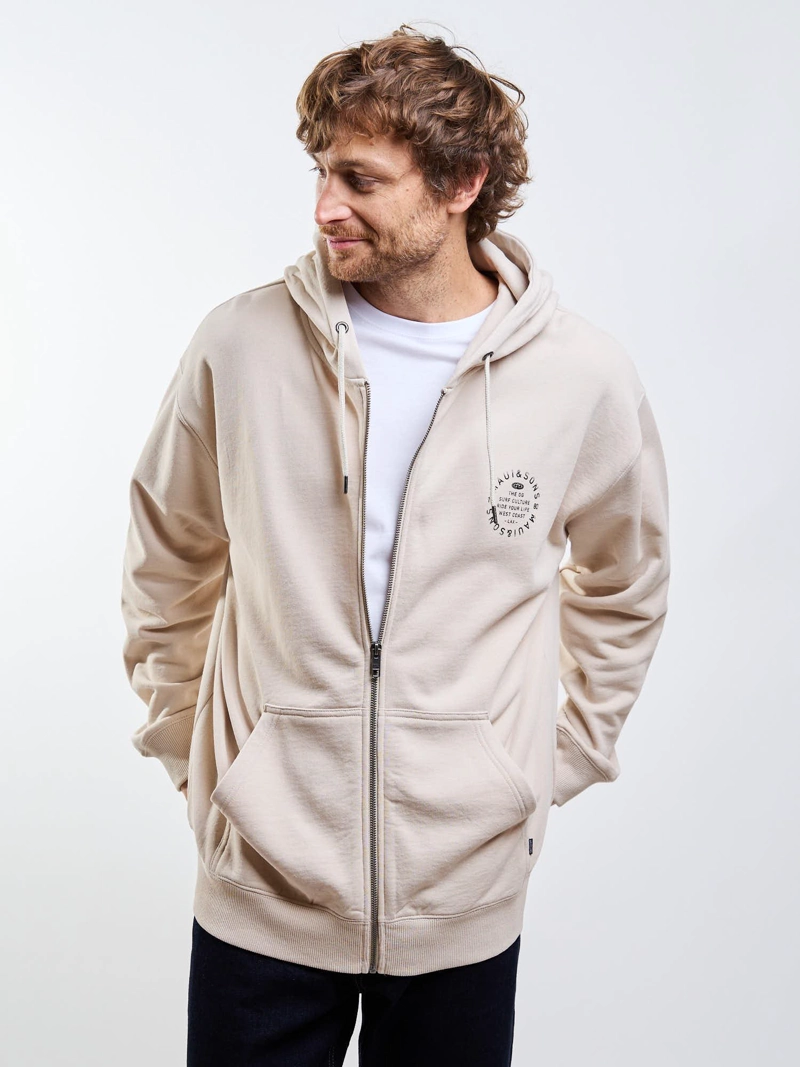 POLERON FZ BLUEVA BEIGE HOMBRE MAUI AND SONS - 6