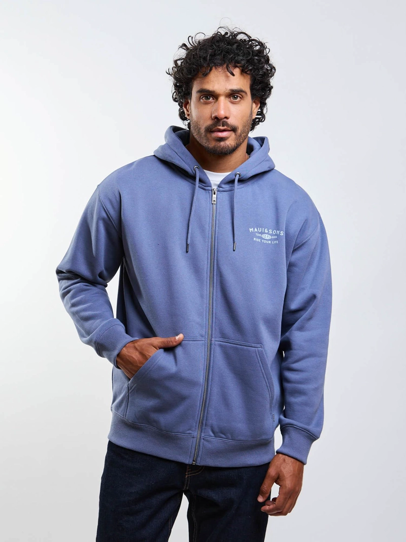 POLERON FZ SEAVA AZUL HOMBRE MAUI AND SONS - 4