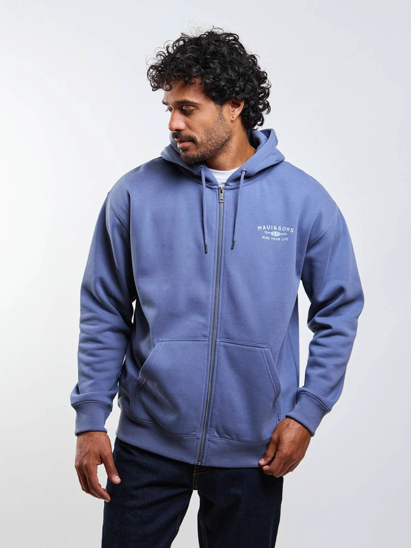 POLERON FZ SEAVA AZUL HOMBRE MAUI AND SONS - 8
