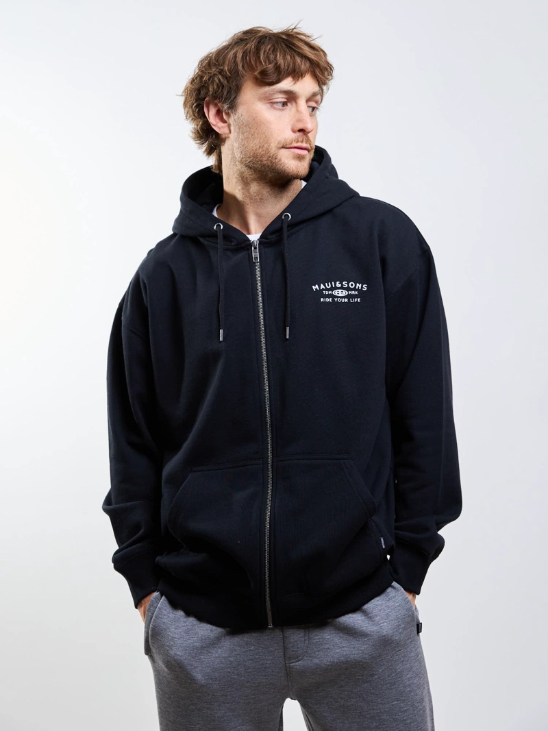 POLERON FZ SEAVA NEGRO HOMBRE MAUI AND SONS - 4