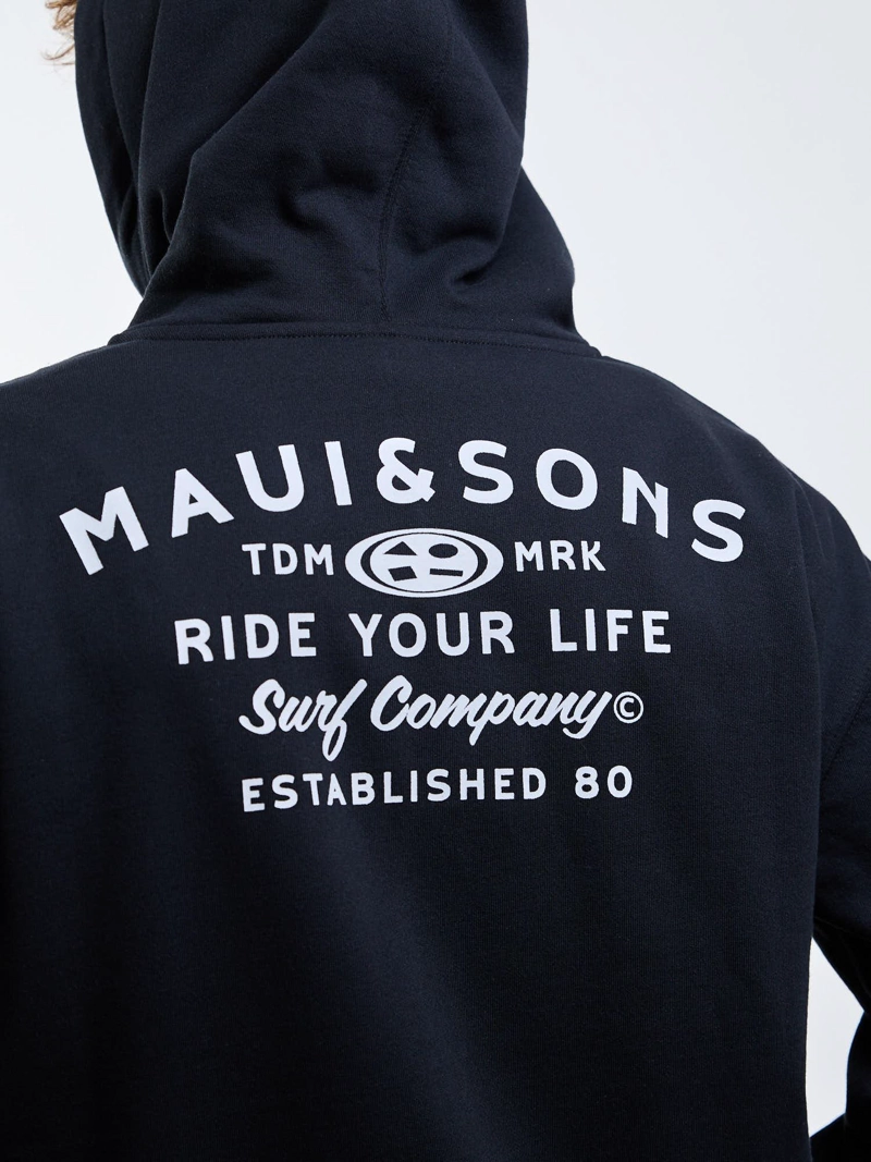 POLERON FZ SEAVA NEGRO HOMBRE MAUI AND SONS - 8