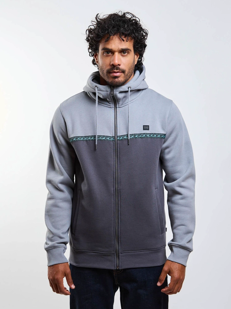 POLERON FZ SOLARA GRIS HOMBRE MAUI AND SONS - 5