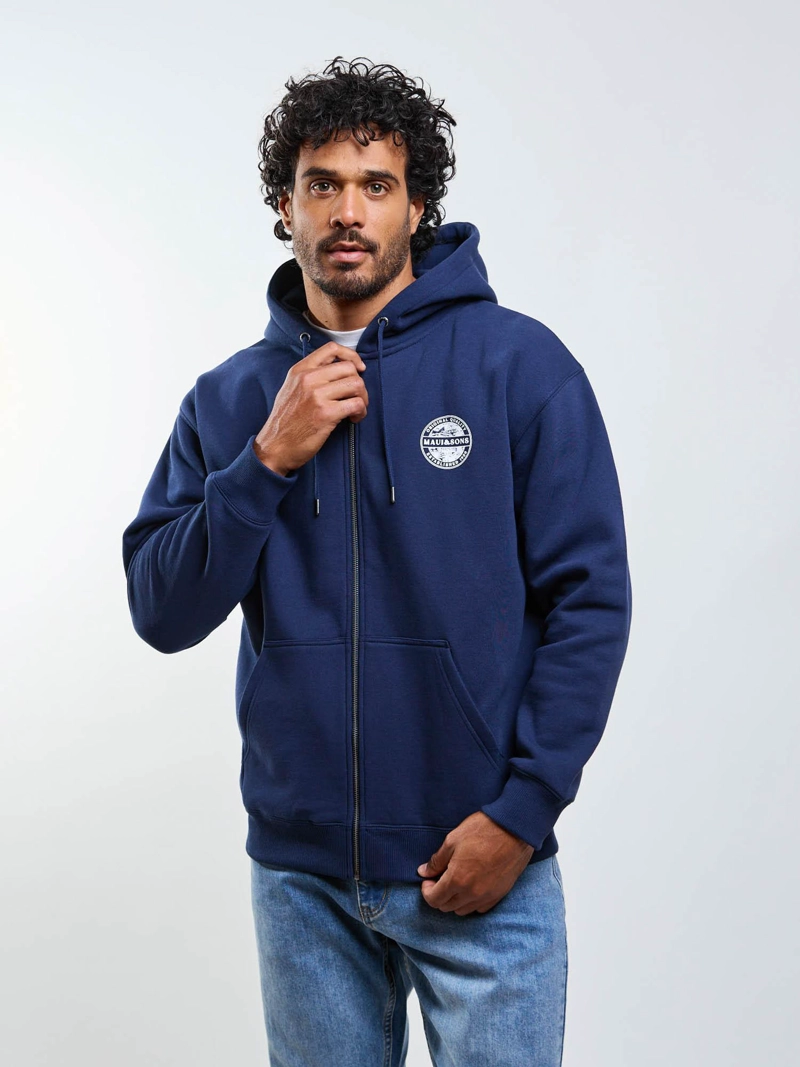 POLERON FZ ORIGINAL QUALITY AZUL HOMBRE MAUI AND SONS - 8