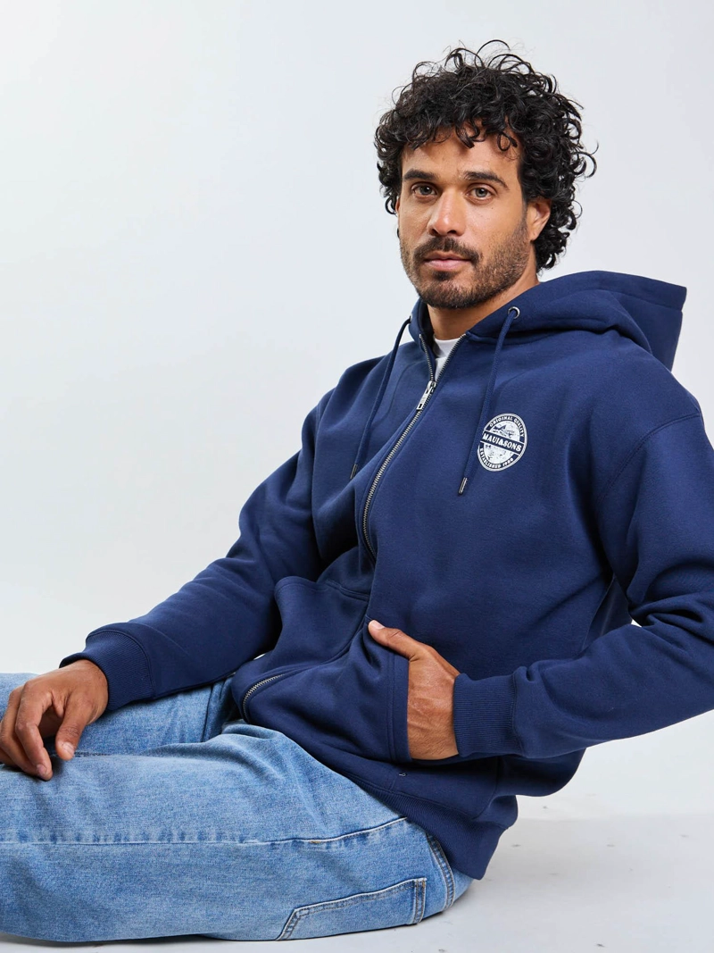 POLERON FZ ORIGINAL QUALITY AZUL HOMBRE MAUI AND SONS - 9