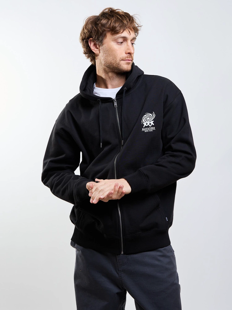 POLERON FZ NAUTYX NEGRO HOMBRE MAUI AND SONS - 1