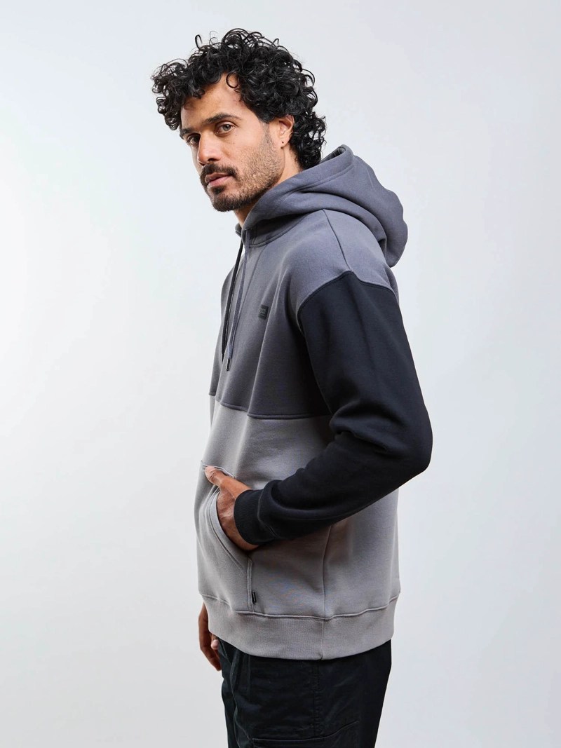 POLERON CANGURO DRIFTX GRIS HOMBRE MAUI AND SONS - 3