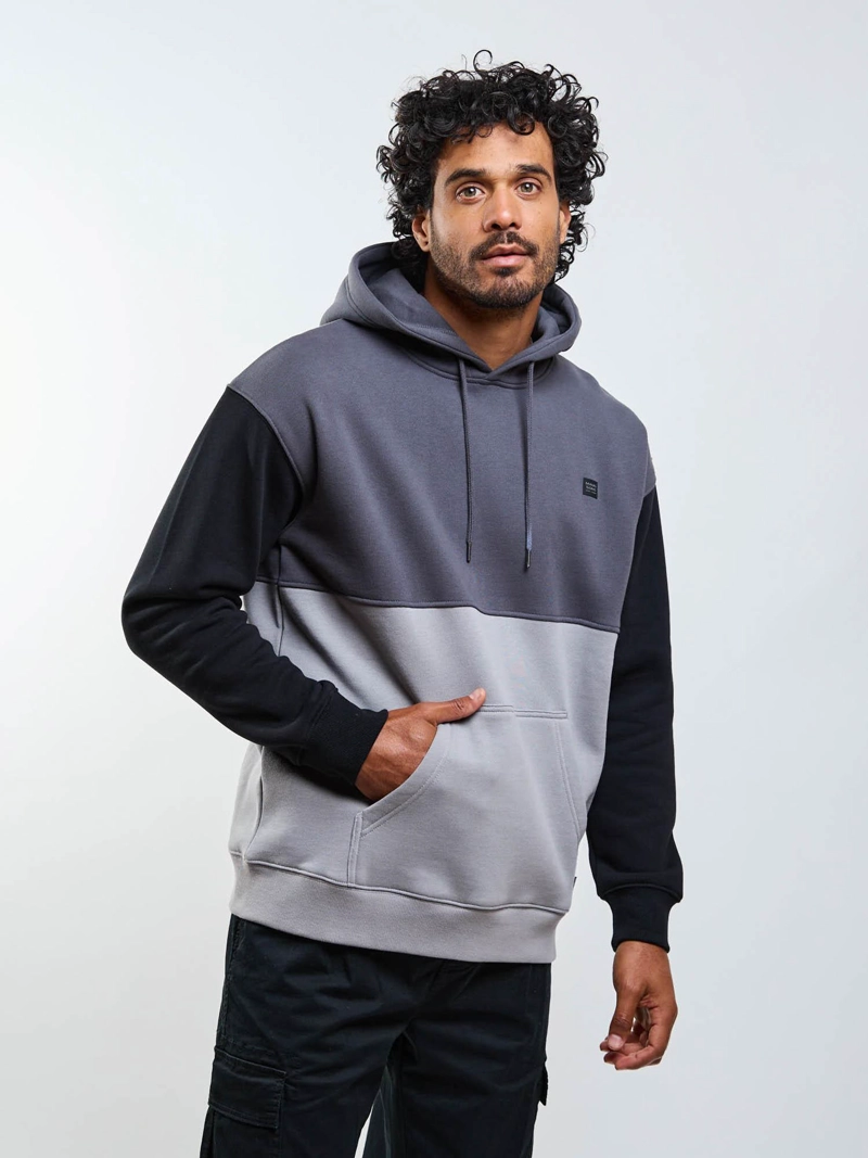 POLERON CANGURO DRIFTX GRIS HOMBRE MAUI AND SONS - 5