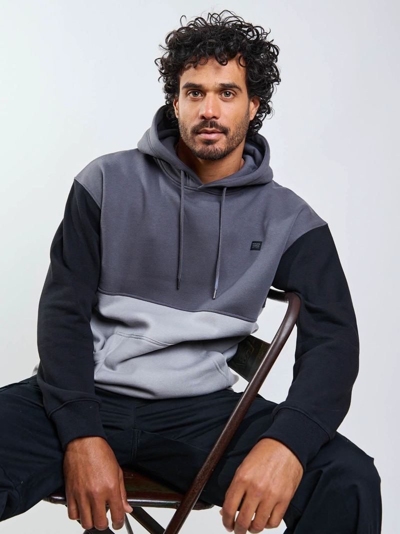 POLERON CANGURO DRIFTX GRIS HOMBRE MAUI AND SONS - 6