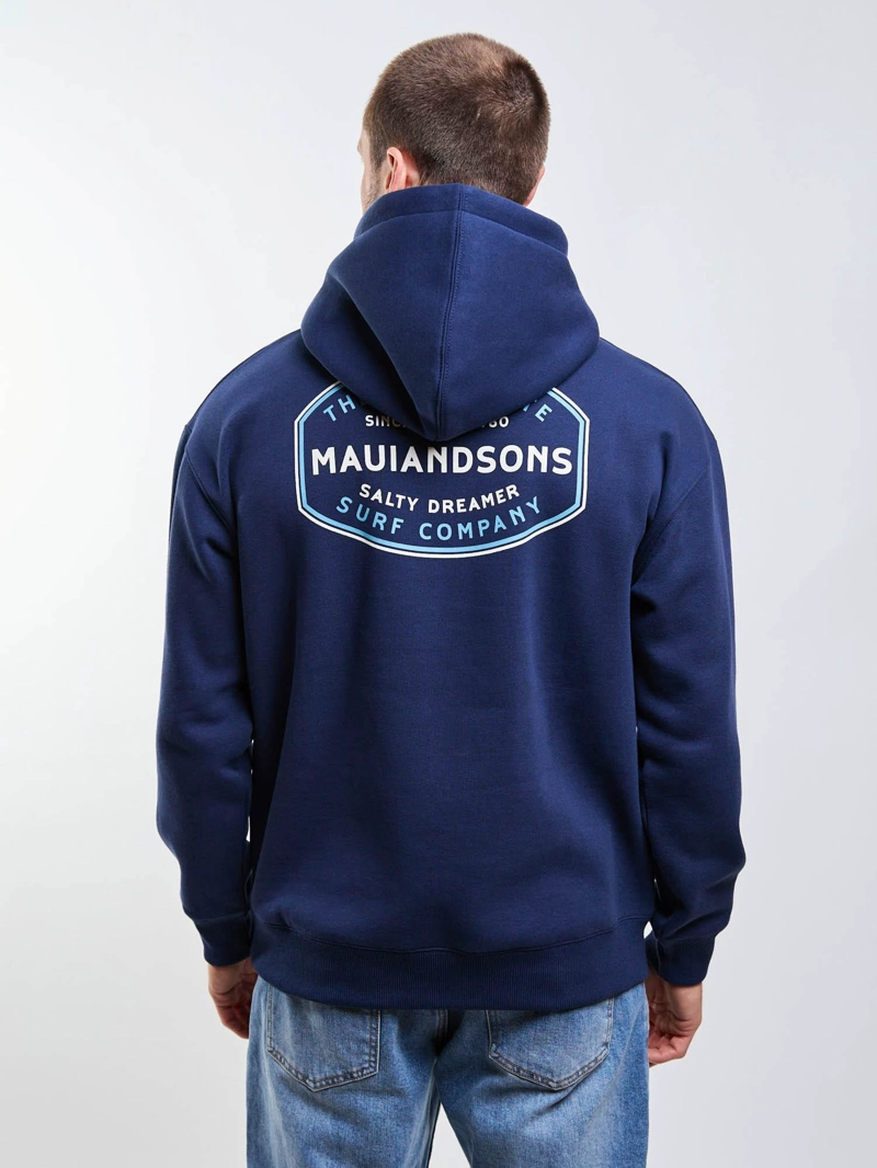 POLERON CANGURO DREAMER AZUL HOMBRE MAUI AND SONS - 6