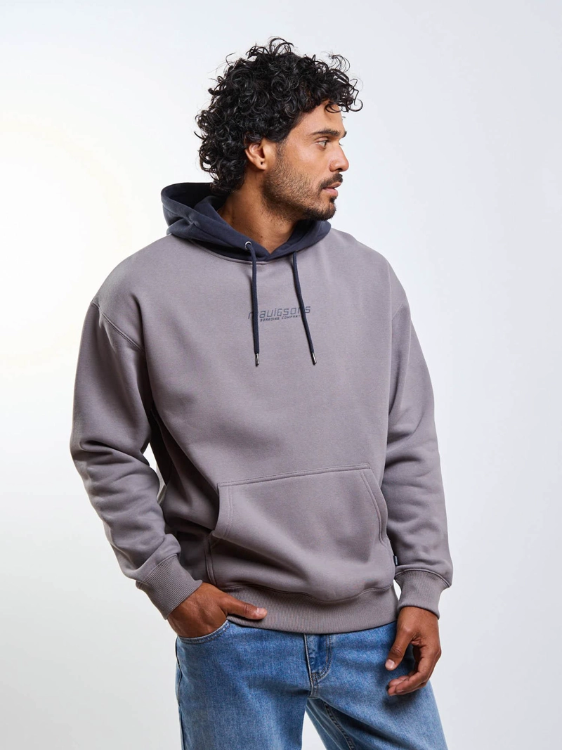 POLERON CANGURO CORALY BEIGE HOMBRE MAUI AND SONS - 3