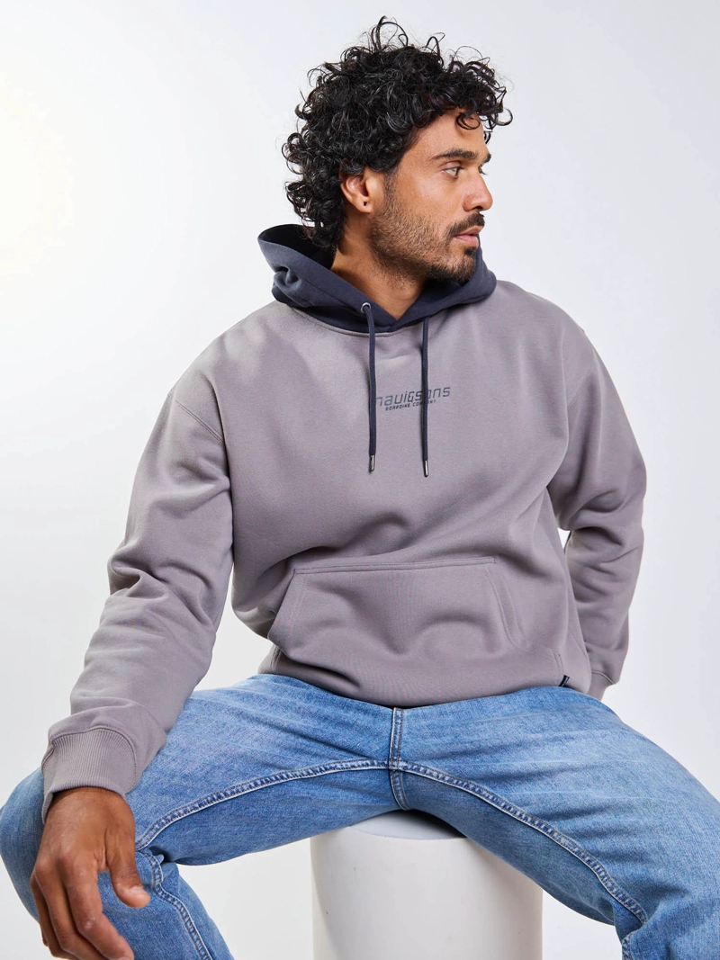 POLERON CANGURO CORALY BEIGE HOMBRE MAUI AND SONS - 6