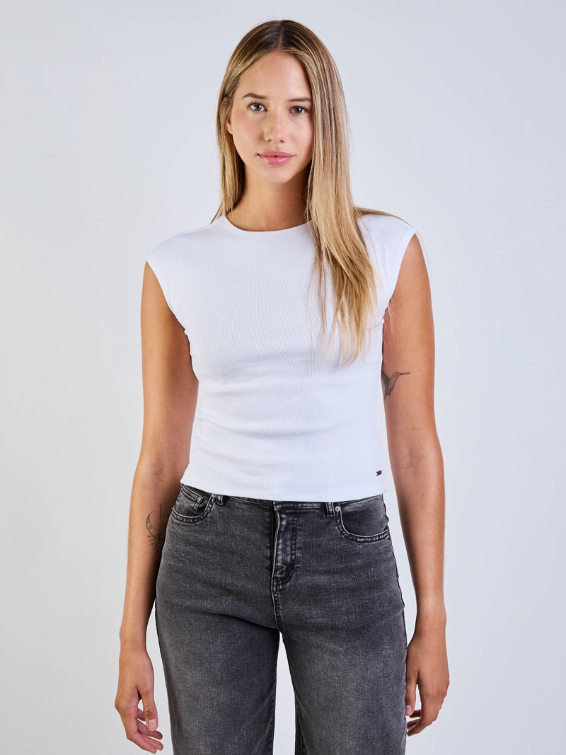 POLERA MC TANNA BLANCO MUJER MAUI AND SONS - 1