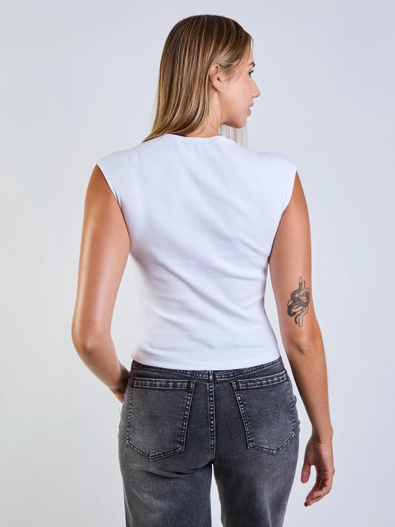 POLERA MC TANNA BLANCO MUJER MAUI AND SONS - 2