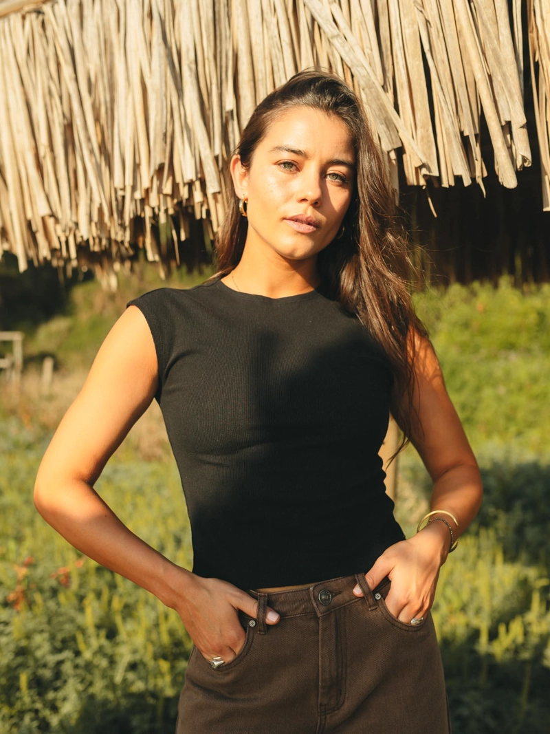 POLERA MC TANNA NEGRO MUJER MAUI AND SONS - 1
