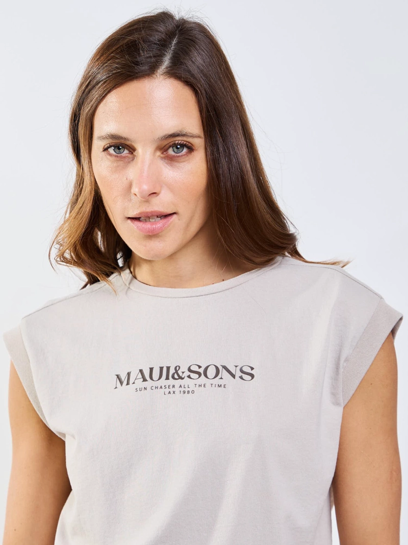 POLERA MC NIUE BEIGE MUJER MAUI AND SONS - 8