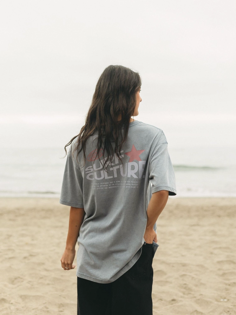 POLERA MC TABARCA AZUL MUJER MAUI AND SONS - 3