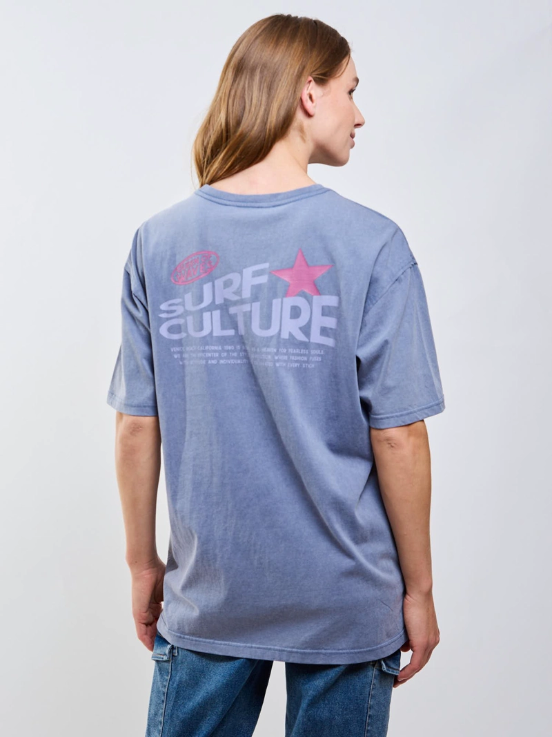 POLERA MC TABARCA AZUL MUJER MAUI AND SONS - 6