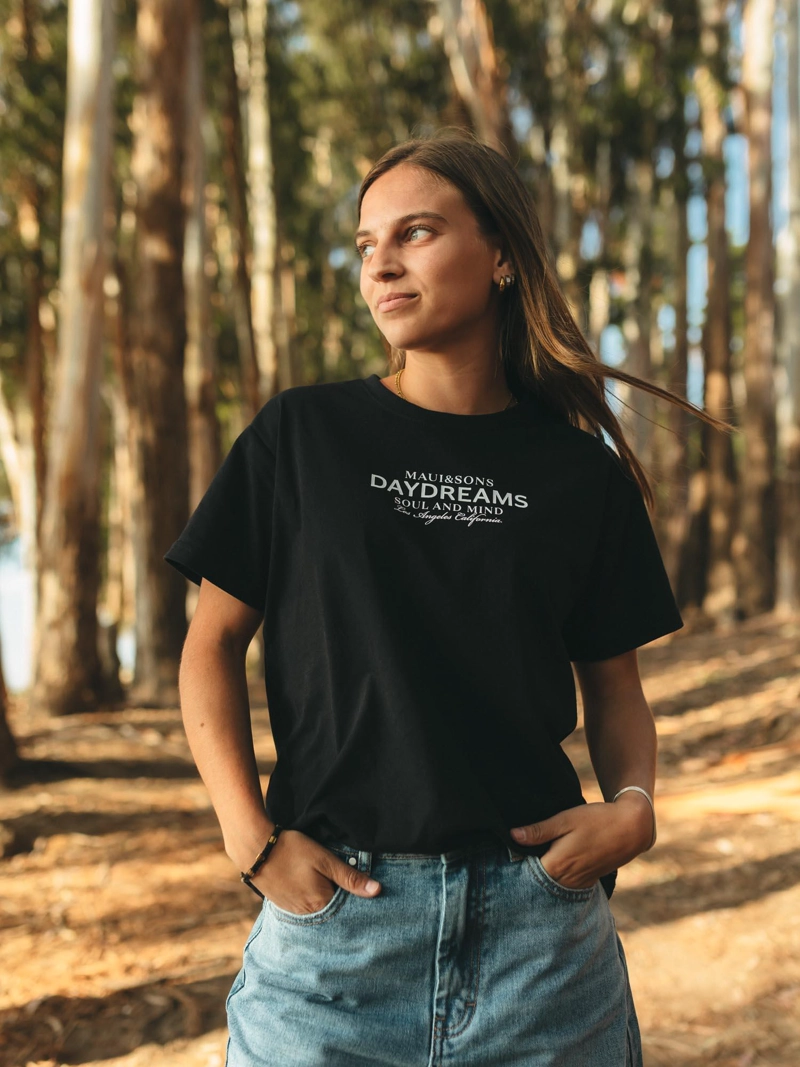 POLERA MC SABA NEGRO MUJER MAUI AND SONS - 1
