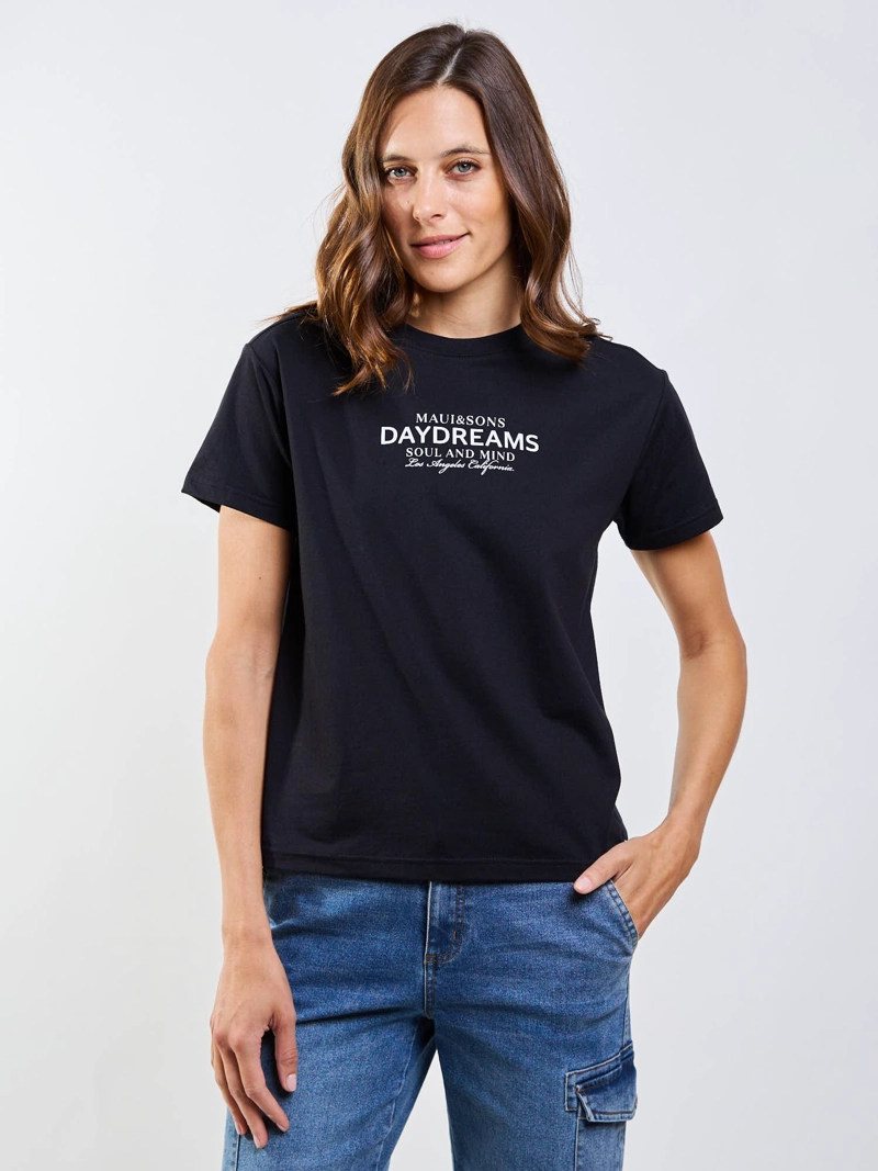 POLERA MC SABA NEGRO MUJER MAUI AND SONS - 8