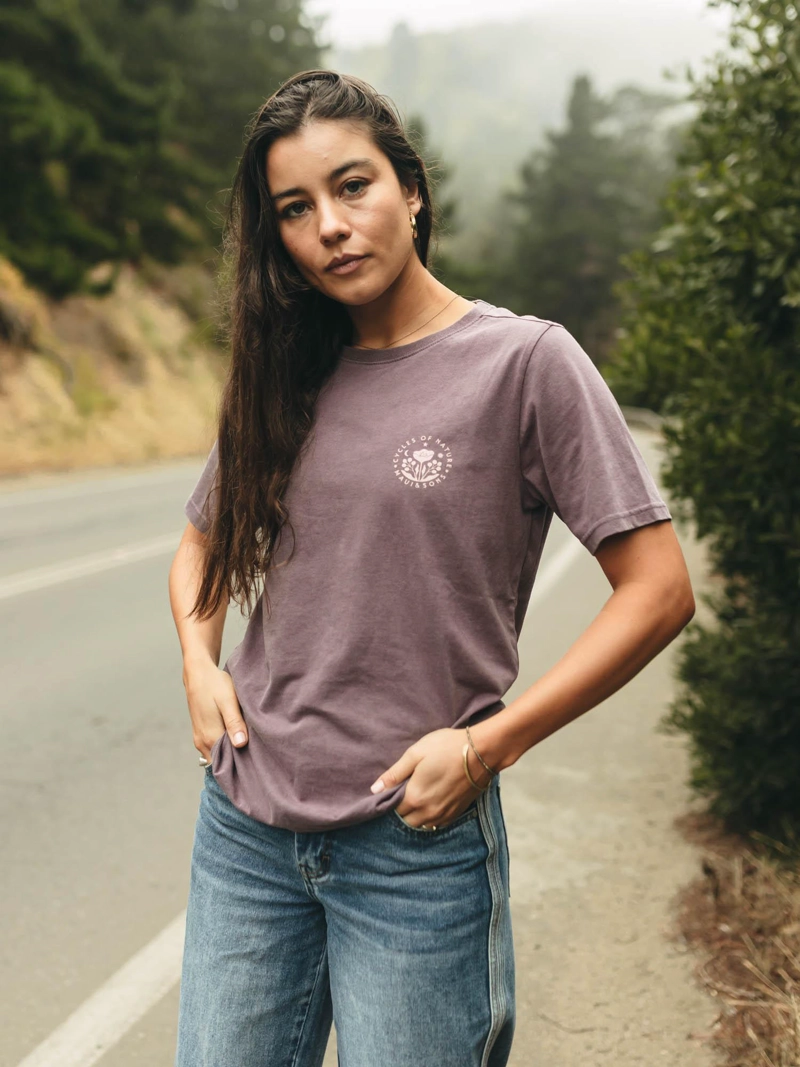 POLERA MC SAN BLAS MORADO MUJER MAUI AND SONS - 1