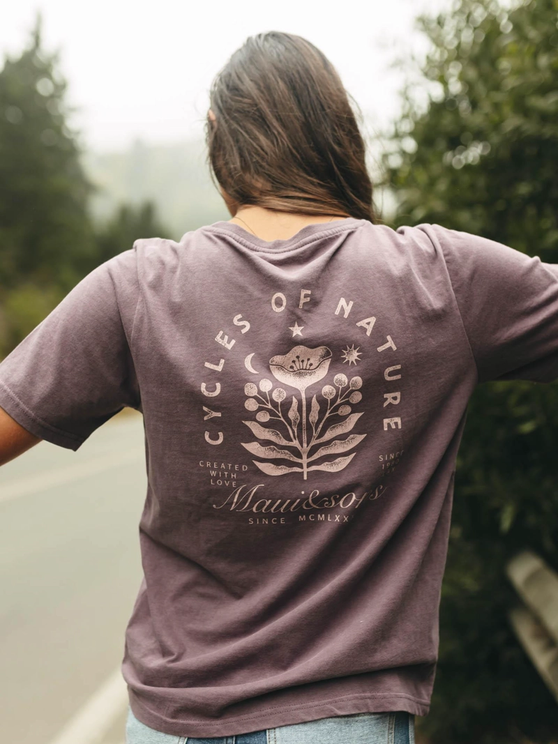 POLERA MC SAN BLAS MORADO MUJER MAUI AND SONS - 2
