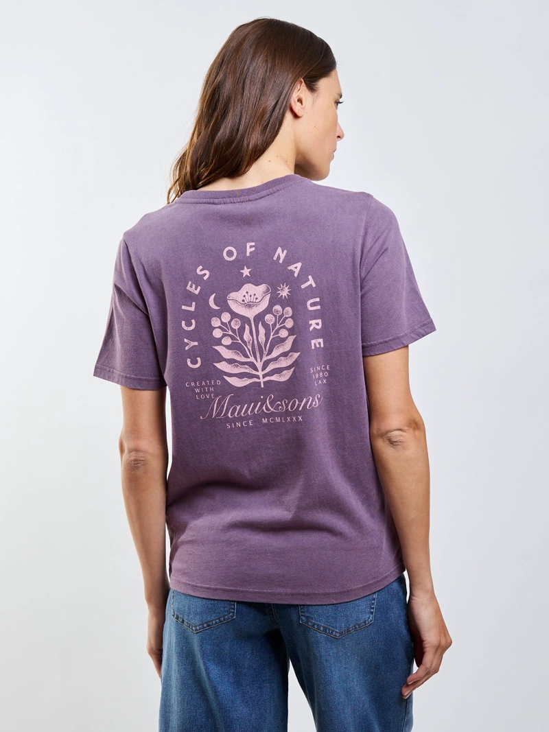 POLERA MC SAN BLAS MORADO MUJER MAUI AND SONS - 5