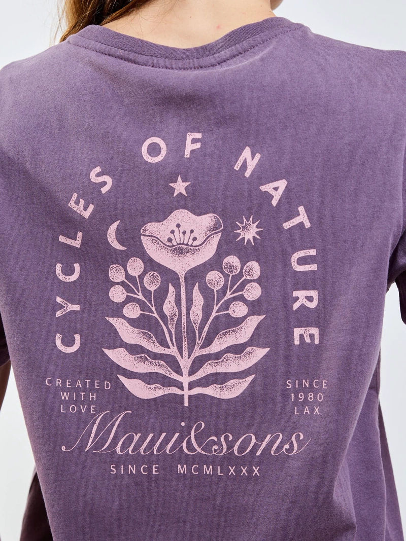 POLERA MC SAN BLAS MORADO MUJER MAUI AND SONS - 7