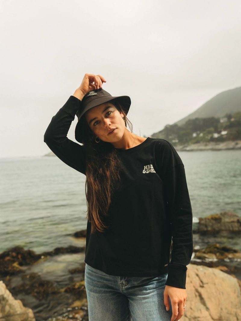 POLERA ML ISLANDIA NEGRO MUJER MAUI AND SONS - 4
