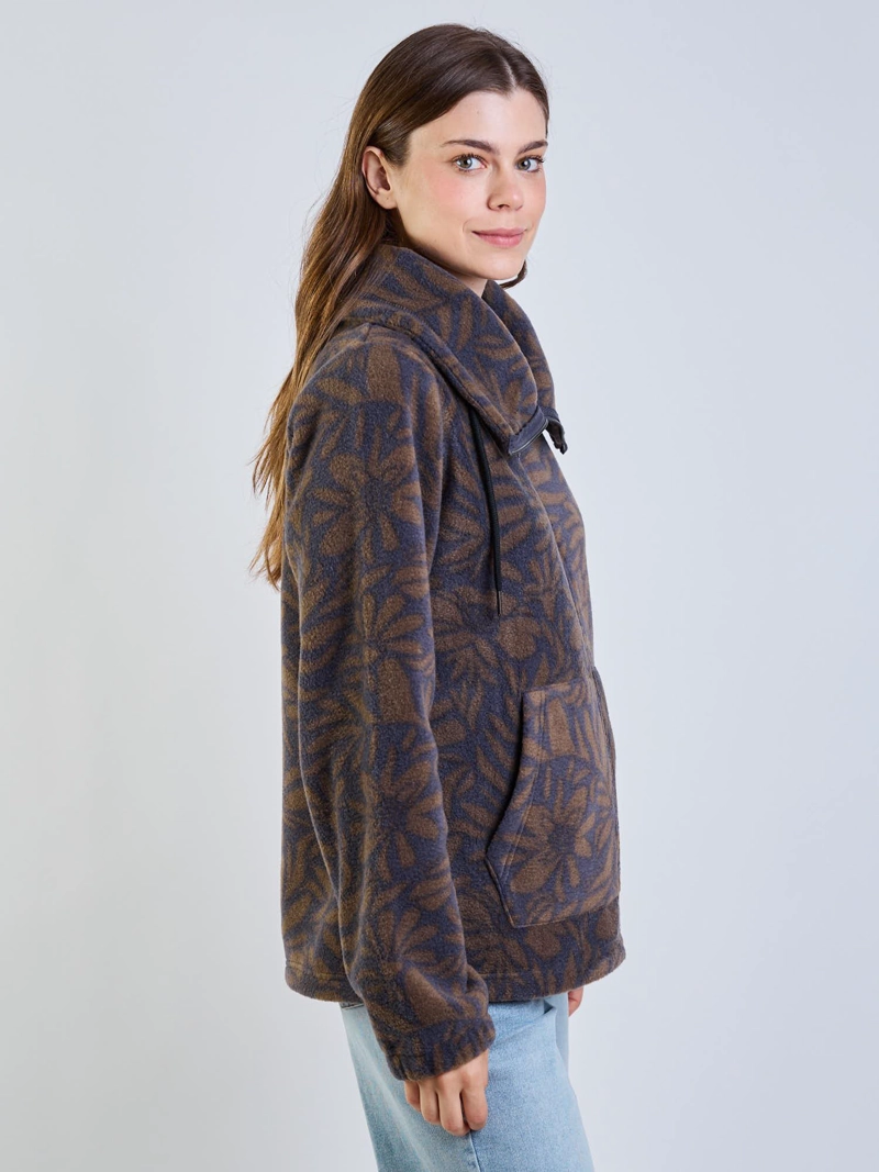 POLERON POLAR FEATHER GRAY MULTICOLOR MUJER MAUI AND SONS - 3