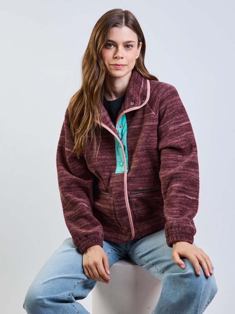POLERON POLAR VINTAGE KHAKI MULTICOLOR MUJER MAUI AND SONS - 8