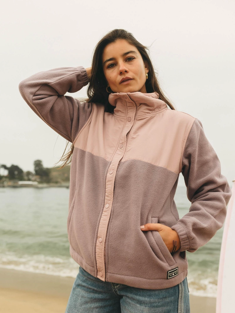 POLERON POLAR BIRCH MORADO MUJER MAUI AND SONS - 1