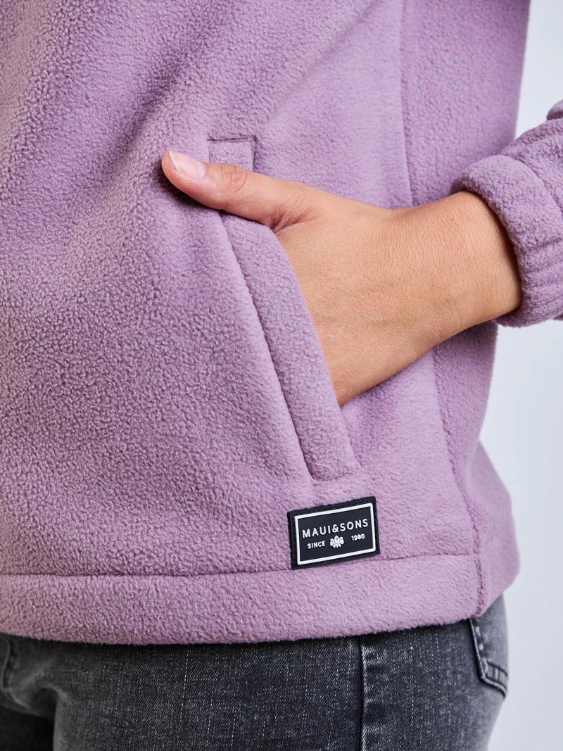 POLERON POLAR BIRCH MORADO MUJER MAUI AND SONS - 8