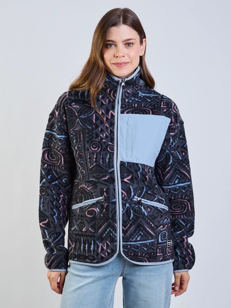 POLERON POLAR STEEL MULTICOLOR MUJER MAUI AND SONS - 1