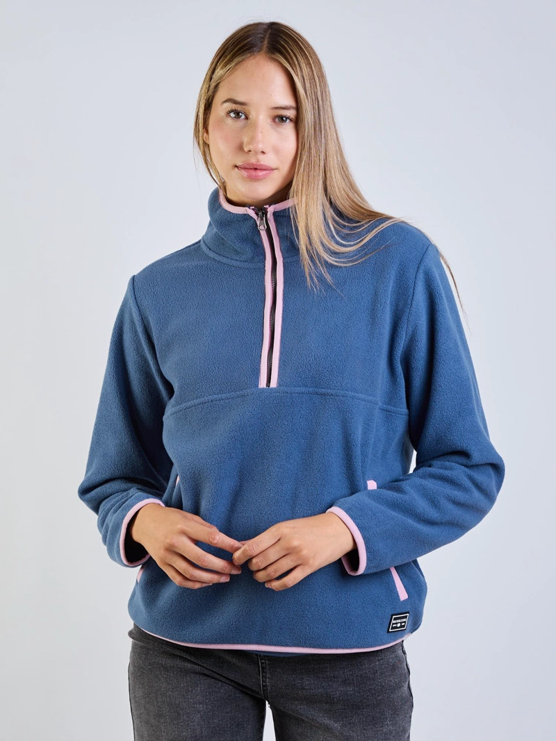POLERON POLAR SPRAY GREEN CELESTE MUJER MAUI AND SONS - 4
