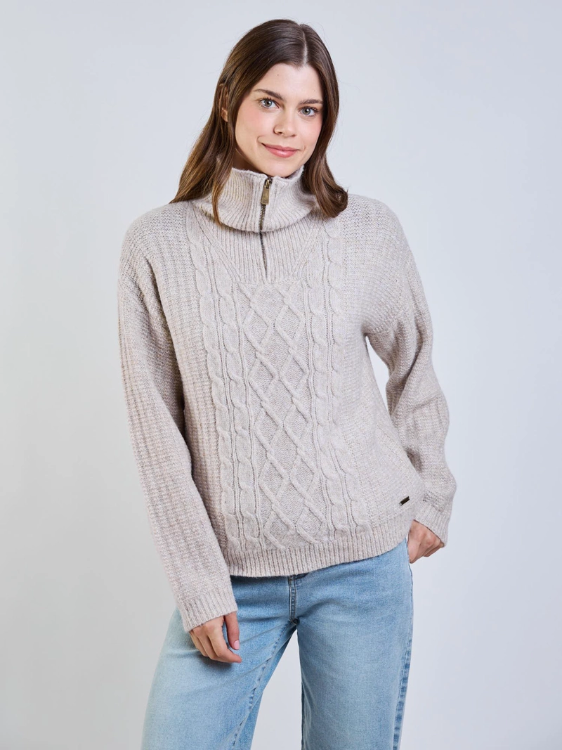 SWEATER LIA BEIGE MUJER MAUI AND SONS - 6