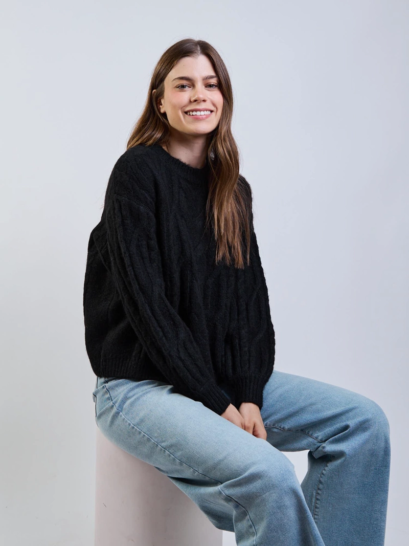 SWEATER DUNAE NEGRO MUJER MAUI AND SONS - 7