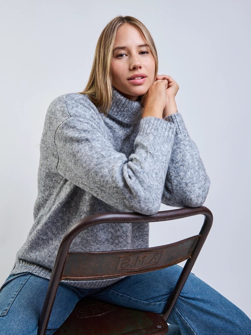 SWEATER STONEA GRIS MUJER MAUI AND SONS - 6
