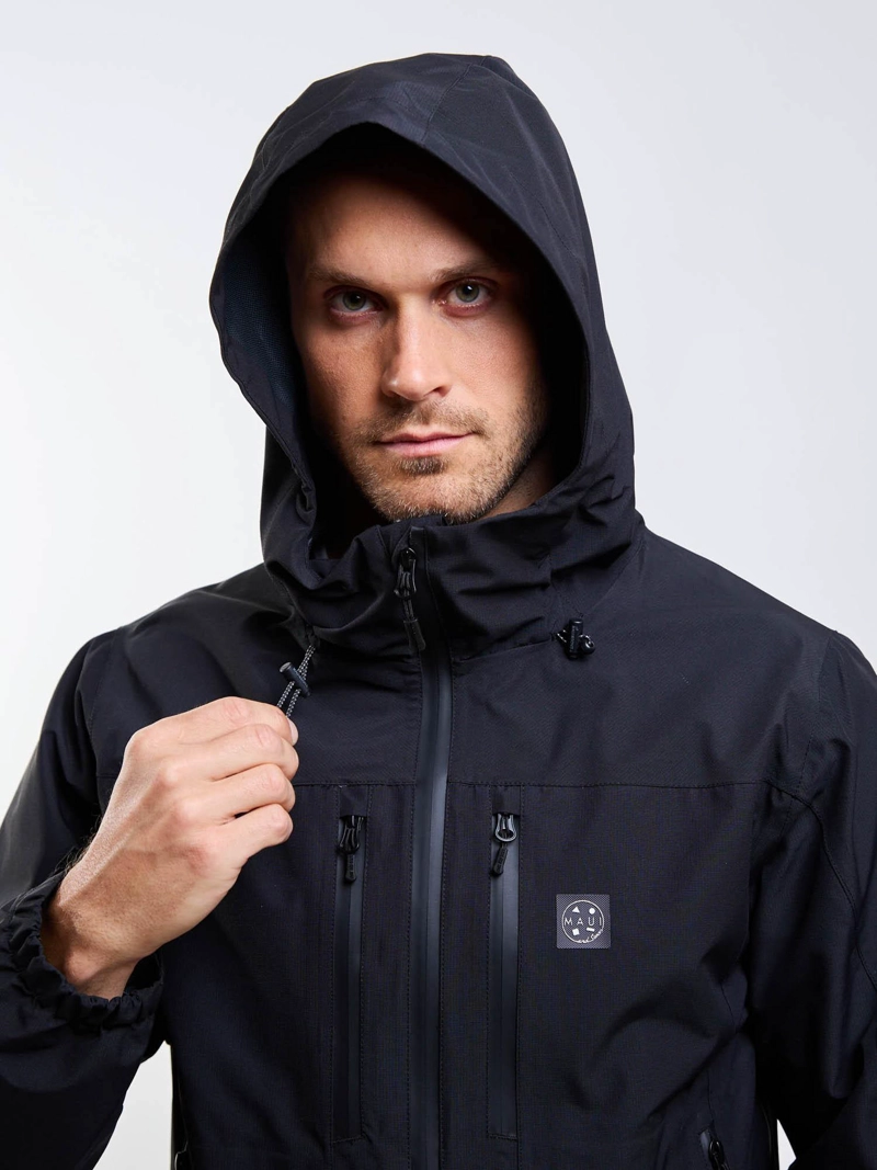 CORTAVIENTO TECHNICAL NEGRO HOMBRE MAUI AND SONS - 5
