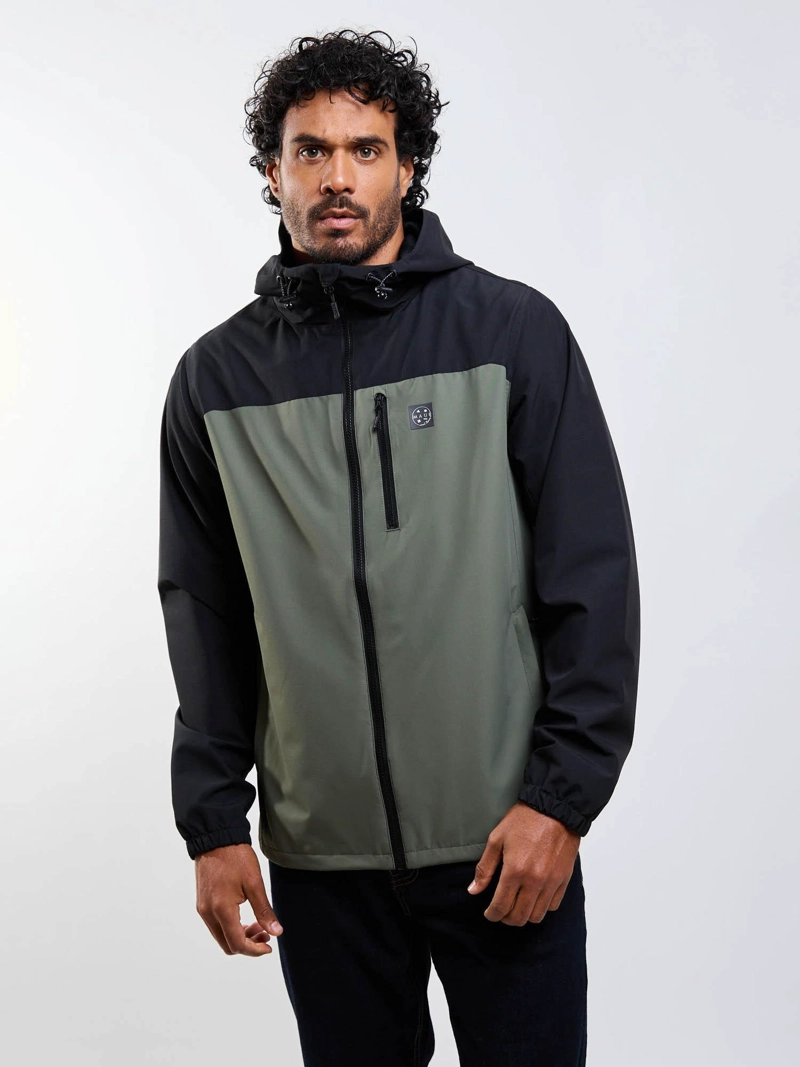 CORTAVIENTO TACTITAL FOREST VERDE HOMBRE MAUI AND SONS - 1