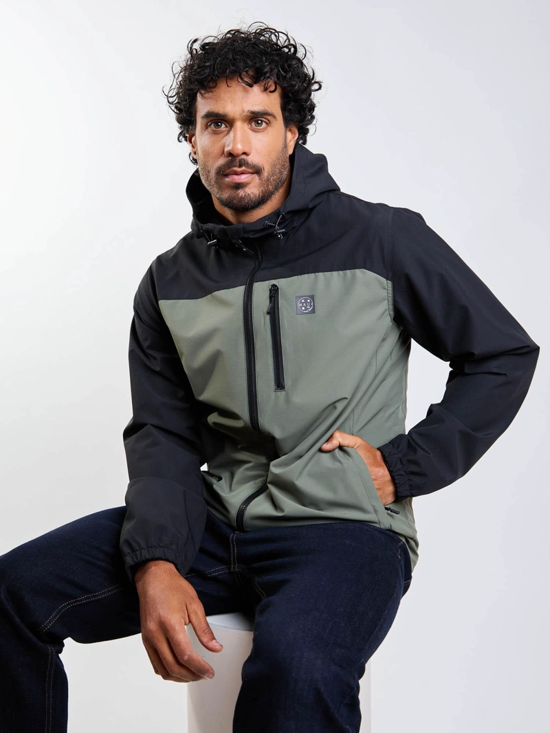 CORTAVIENTO TACTITAL FOREST VERDE HOMBRE MAUI AND SONS - 8