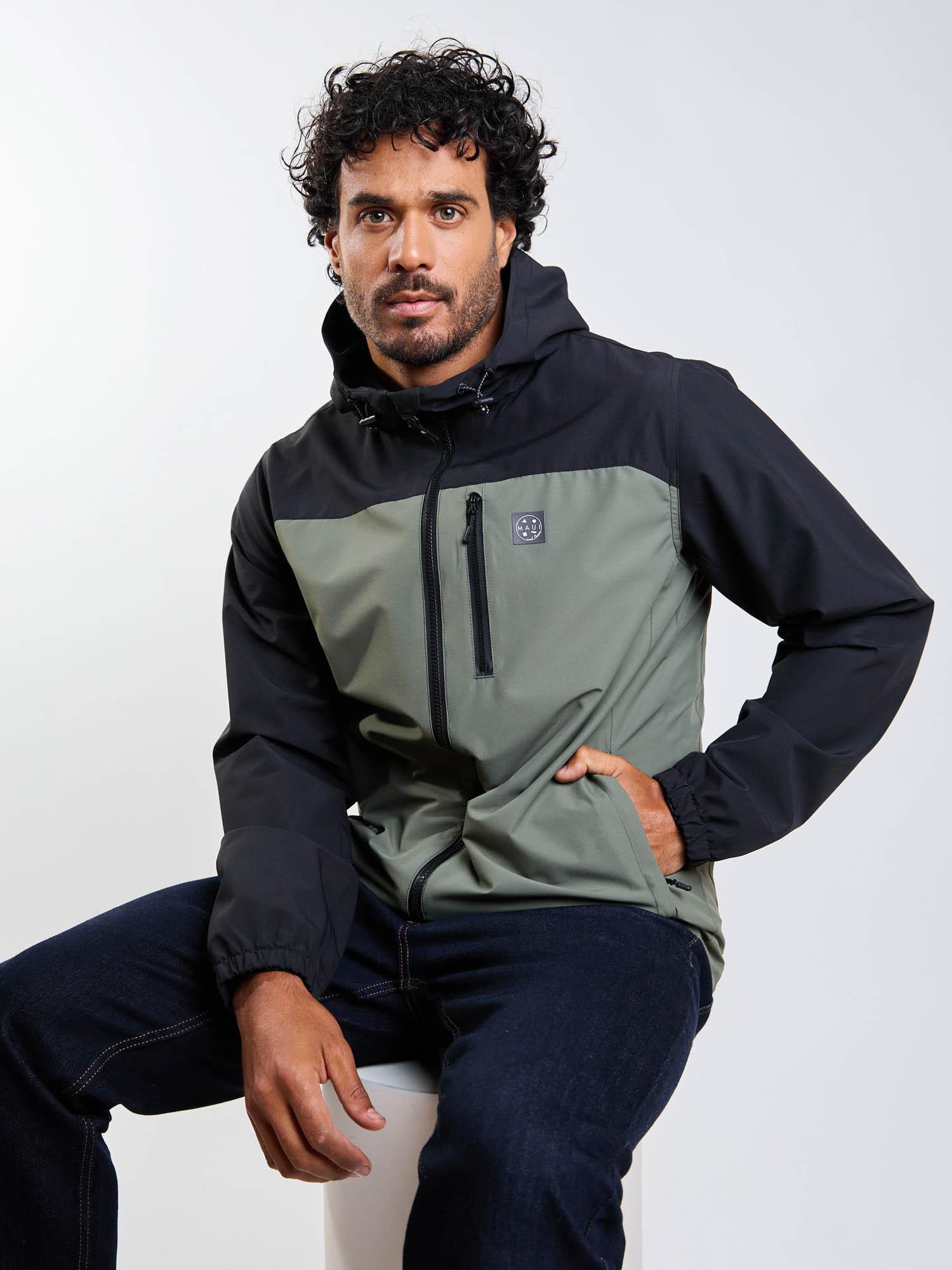 CORTAVIENTO TACTITAL FOREST VERDE HOMBRE MAUI AND SONS - 8
