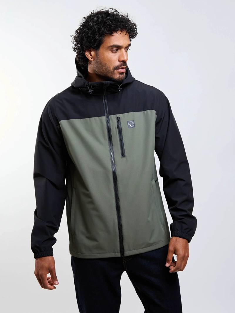 CORTAVIENTO TACTITAL FOREST VERDE HOMBRE MAUI AND SONS - 9