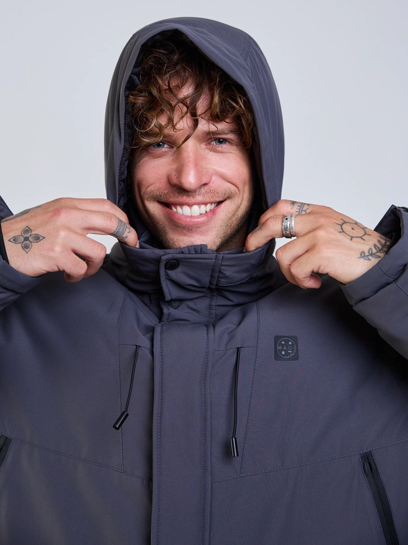 CHAQUETA JUMPY GRIS HOMBRE MAUI AND SONS - 4
